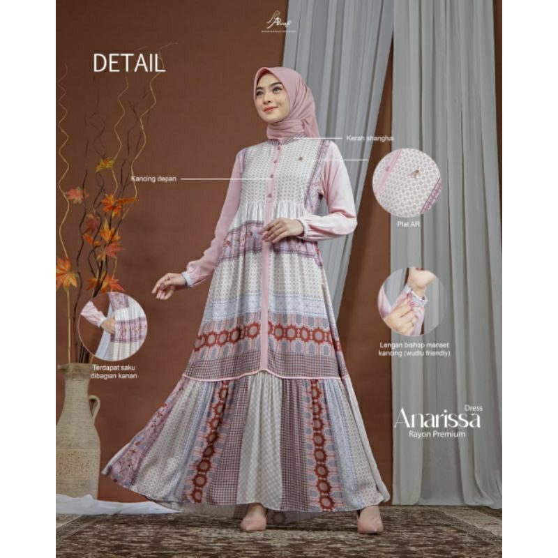 Anrissa Dress ORI by Arrafi/Dress Arrafi/Arrrafi ORI