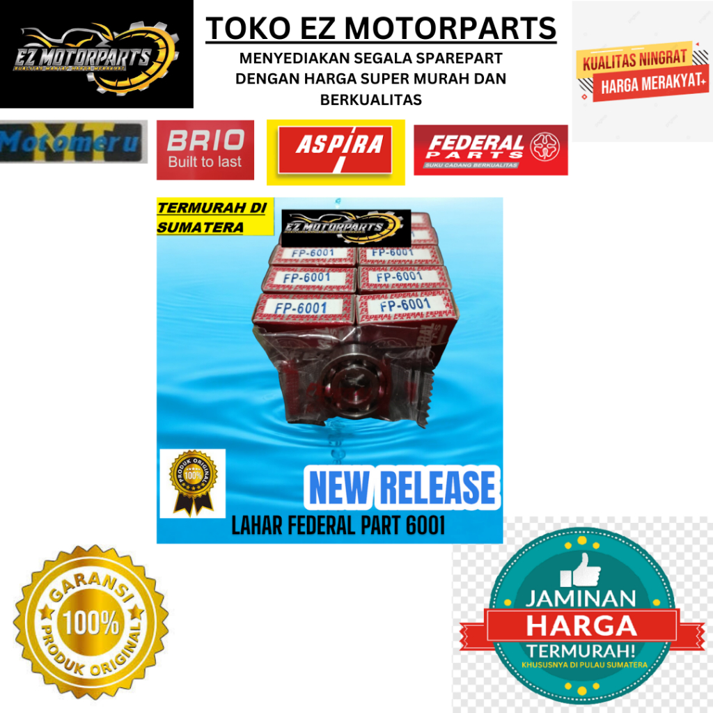 LAHAR/BEARING 6001 ยี่ห้อ FEEDERAL