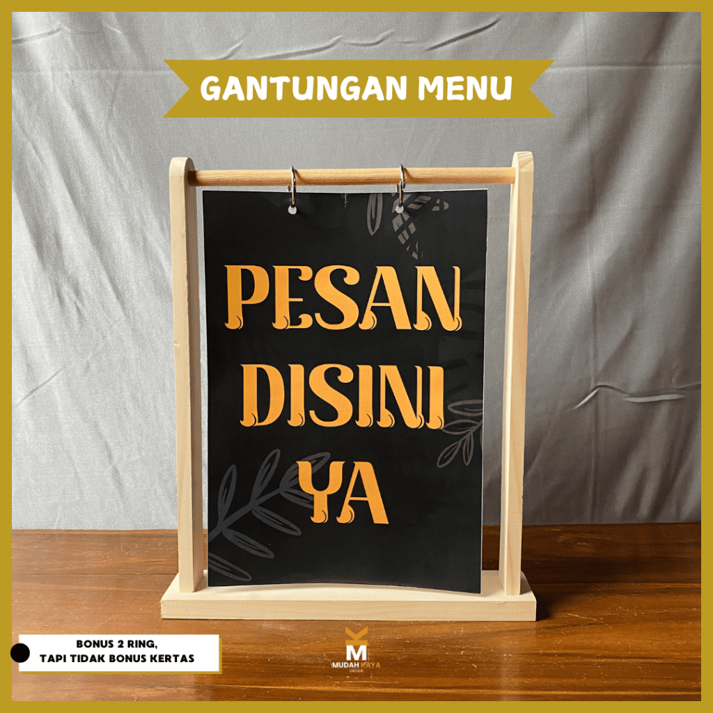 GUNGAN MENU BOARD | ไม้แขวนเสื้อผู้ชาย