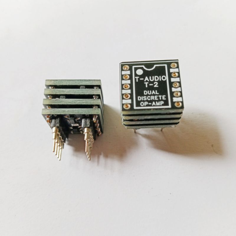 T-Audio T-2 Dual Discrete Opamp Class A สถาบันย่อยสําหรับ NE5532 OPA2132 AD827 OPA2604 ฯลฯ
