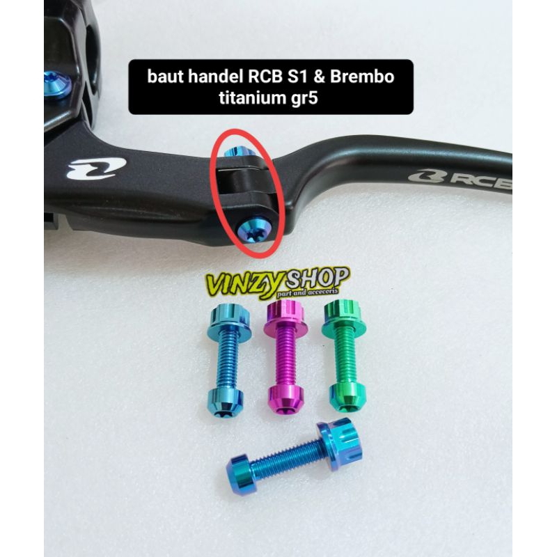 RBC S1 & Brembo/KTC/receprotitanium gr5 bolt + น๊อต