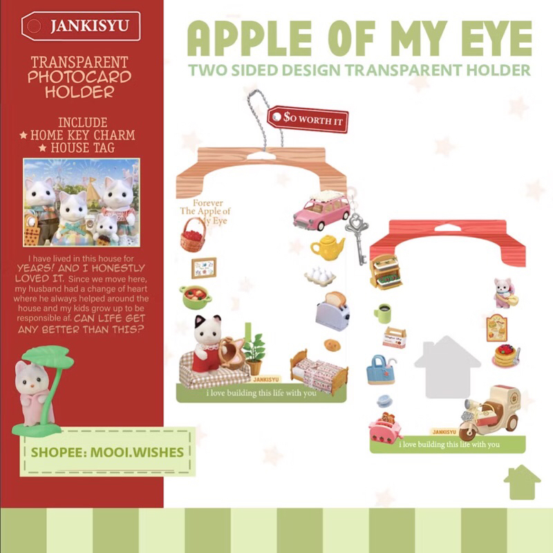 [READY LIMITED] ที่ใส่โฟโต้การ์ดอะคริลิค โดย JANKISYU โปร่งใสสองด้าน