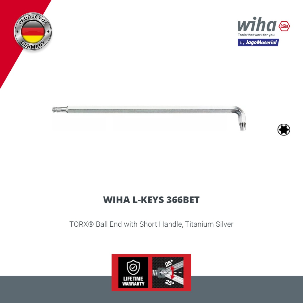Wiha L-Keys 366BET - กุญแจ Torx L