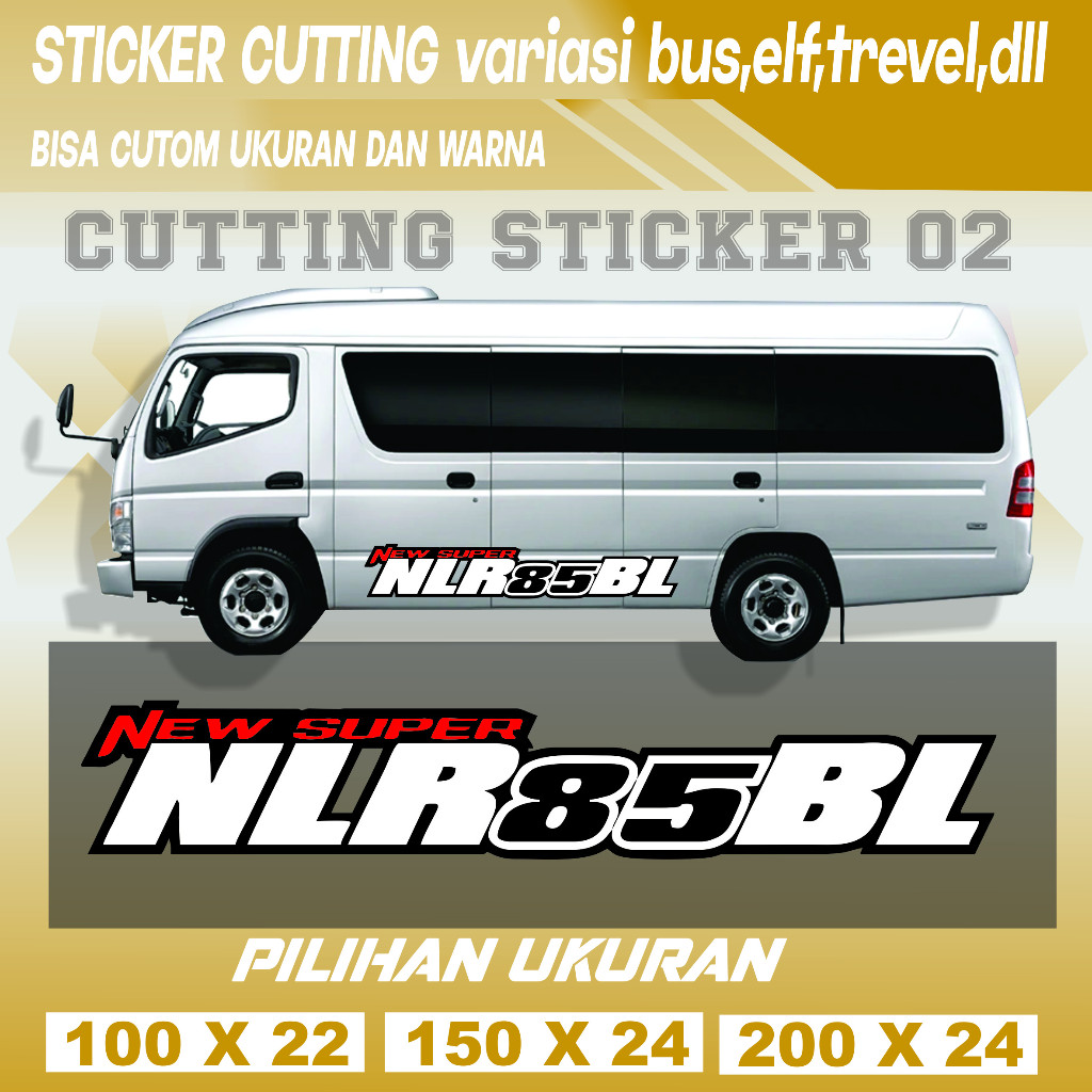 ใหม่ สติ๊กเกอร์ตัด Super NLR85BL สามารถตัดด้วยการเขียนและสีได้
