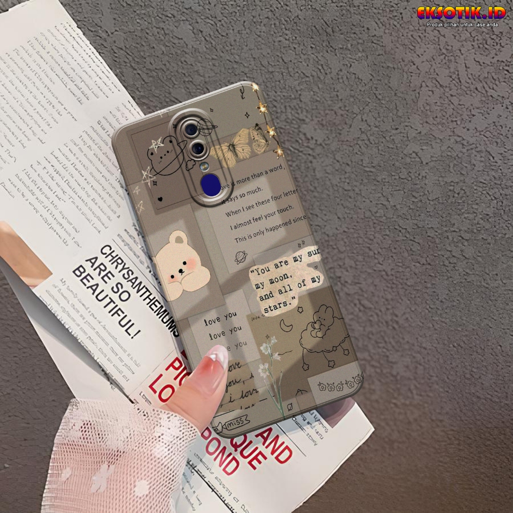 เคส Oppo F11 - เคส Oppo F11 - เคสแฟชั่น - Oppo F11 Silicone - Cool and Cute Motips - Oppo F11 Softca