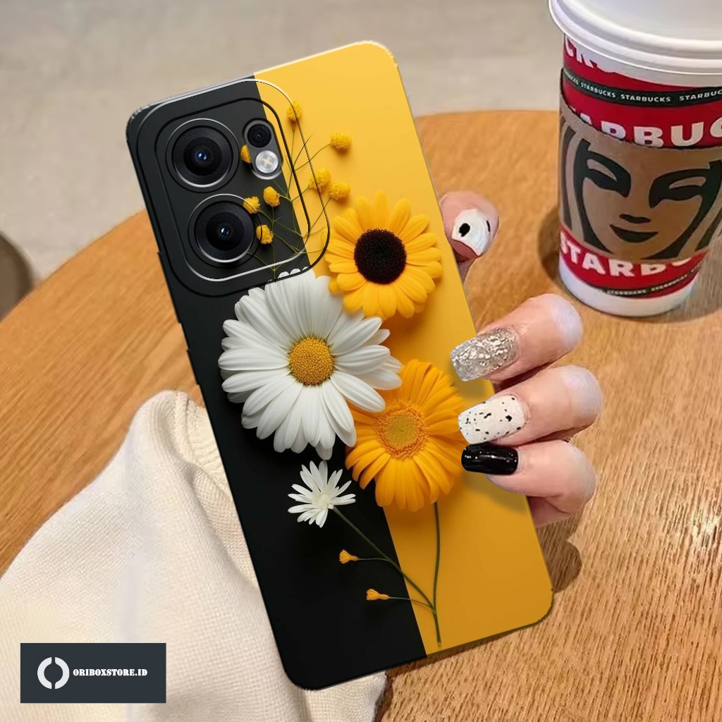 HP เคส OPPO RENO 13F 4G / 5G ล่าสุด - FLOWER Motif - OPPO RENO 13F 4G / 13F 5G เคสโทรศัพท์ - OPPO RE