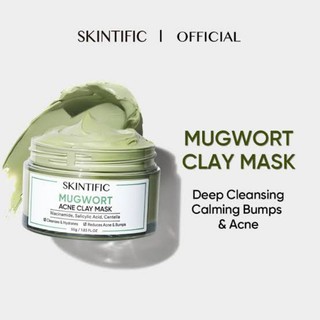 Skintific mugwort acne clay mask