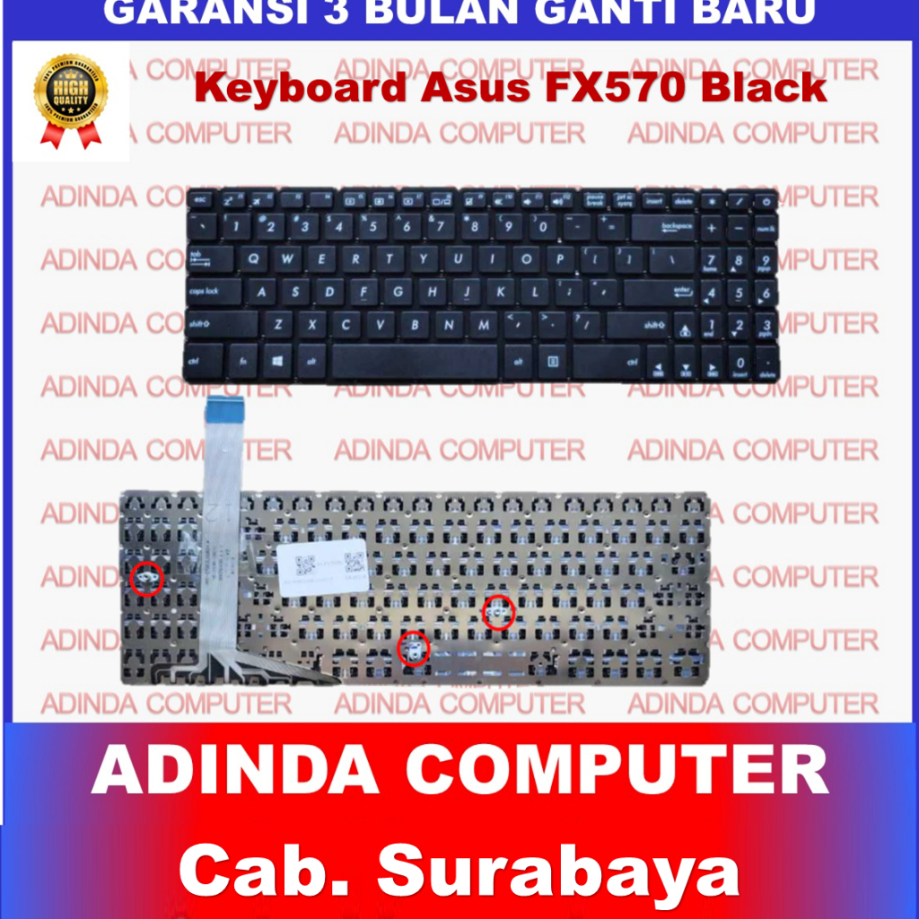 คีย์บอร์ด Asus Vivobook FX570 F570UD X570 K570 YX570ZD