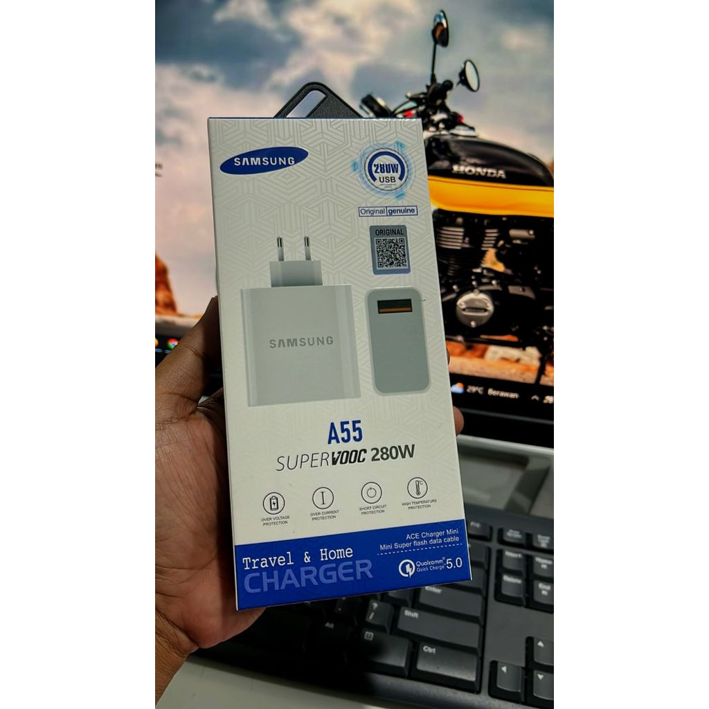 TC TRAVEL CHARGER Samsung SuperVOOC Charger A55 280W FLASH TURBO