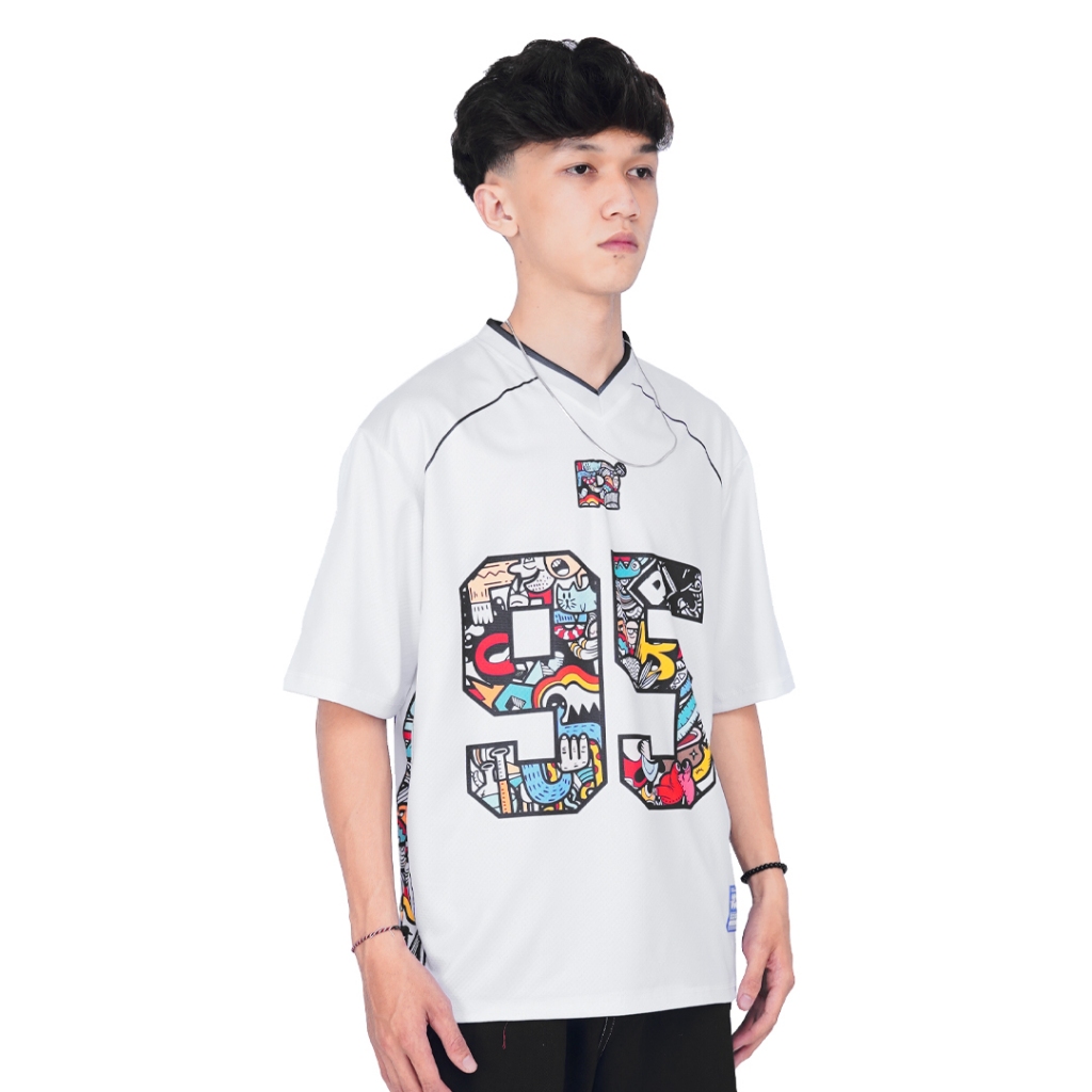 RZQ / 95 / Number Series / Jersey / Streetwear / Oversize / Music / Boxy Fit / Vintage /