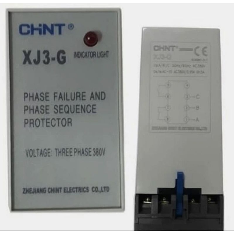PFR CHINT เฟสล้มเหลวรีเลย์ Chint XJ3-G 380V XJ3G CHINT