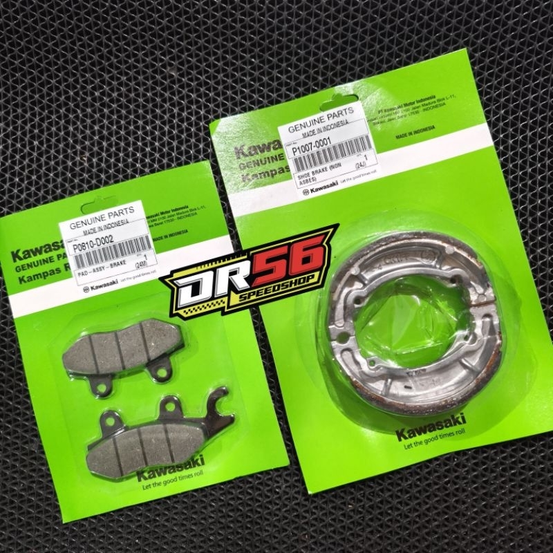 ORIGINAL KAWASAKI W175 FRONT REAR BRAKE PADS