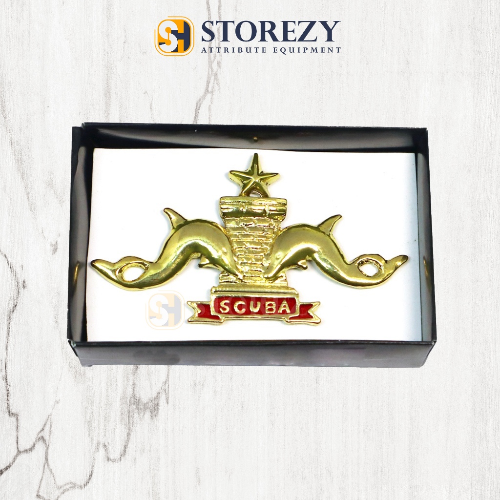Brevet Wing Scuba Zeni One Star / Pin Emblem Scuba Zeni One Star