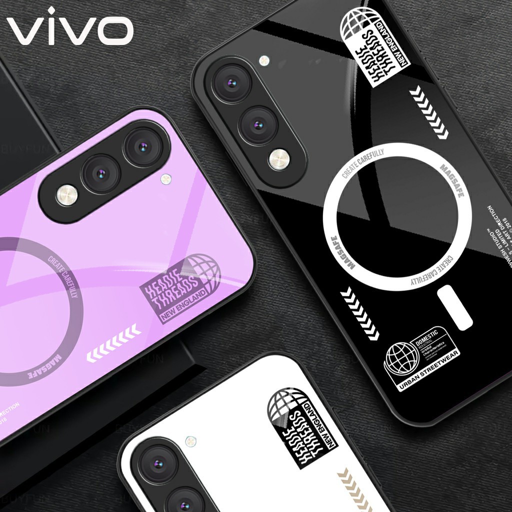 Softcase Glass Case Vivo Y04 4G ล่าสุด 2025 Vivo Y04 4G เคสมือถือ - อุปกรณ์โทรศัพท์มือถือ - Vivo Y04