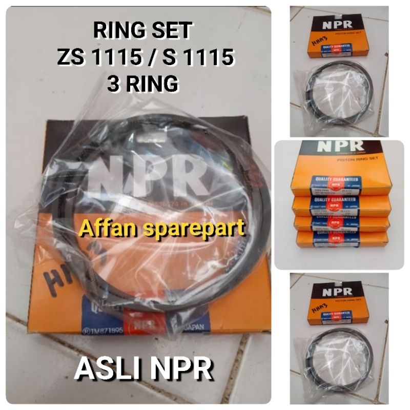MESIN PISTON RING / SEHER RING ZS 1115 / S 1115 (3 ห่วง) 24 PK ENGINE PISTON ยี่ห้อ