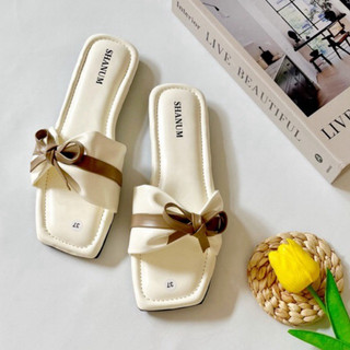 Shanum Sandal teplek wanita sandal flat Carolina