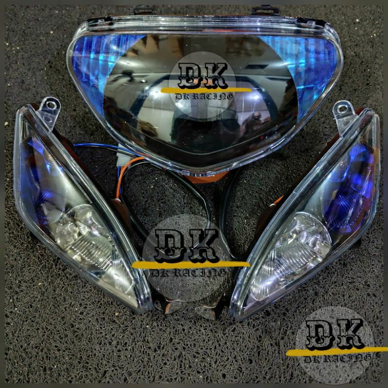 MATA MIO SPORTY 5TL ไฟหน้าและป้าย TURN 2-EYE รุ่น MIO THAILAND/ไฟด้านหน้าและไฟเลี้ยวไฟ MIO SPORTY 5TL COSTUME รุ่นคุณภาพ