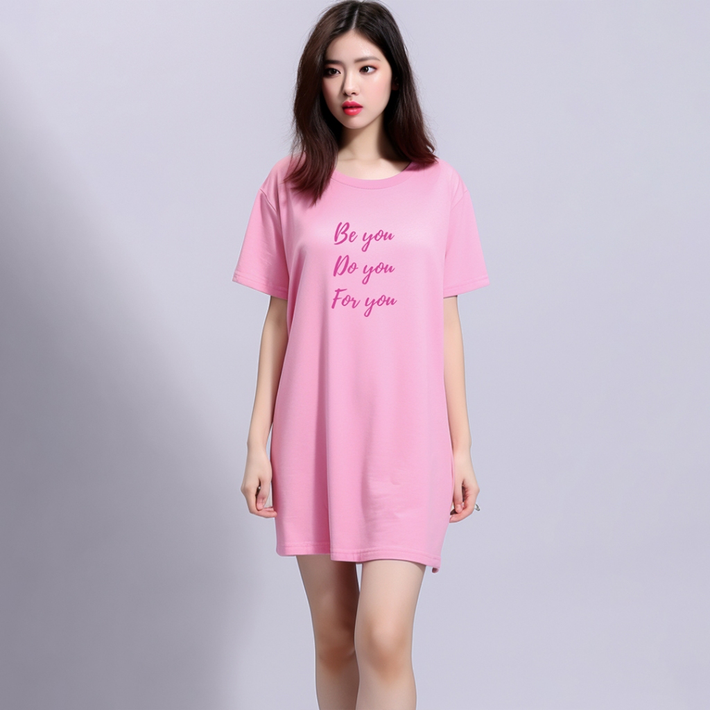 ชุดเดรสหลวม Kaos Instacool LD "Be You Do You For You" Navy LTG87 Black LTG88 Maroon LTG89 Pink LTG90