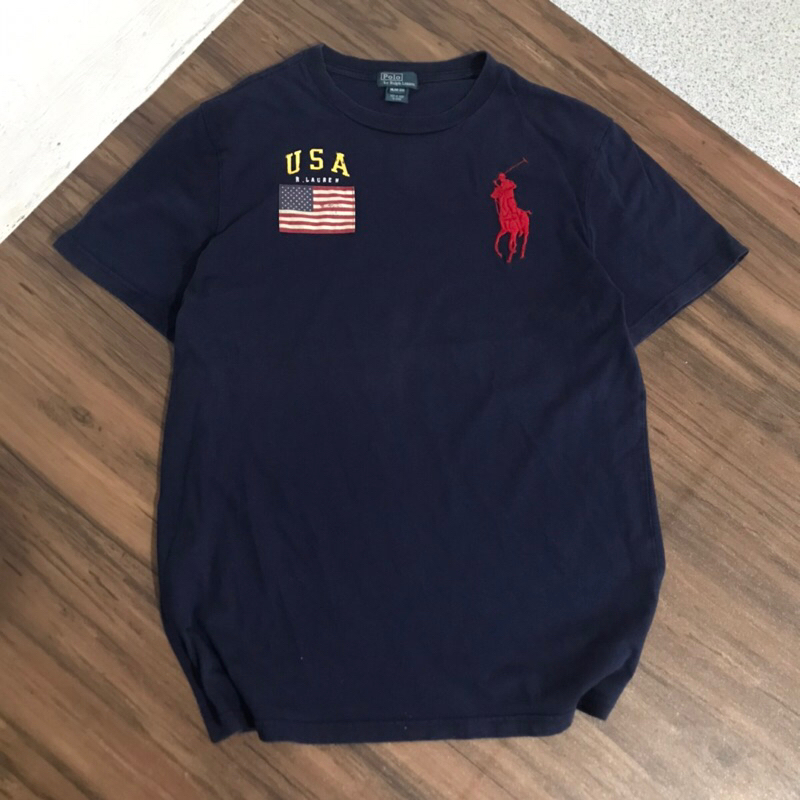 เสื้อโปโล Rlaph lauren USA ไซส์ m มือสอง