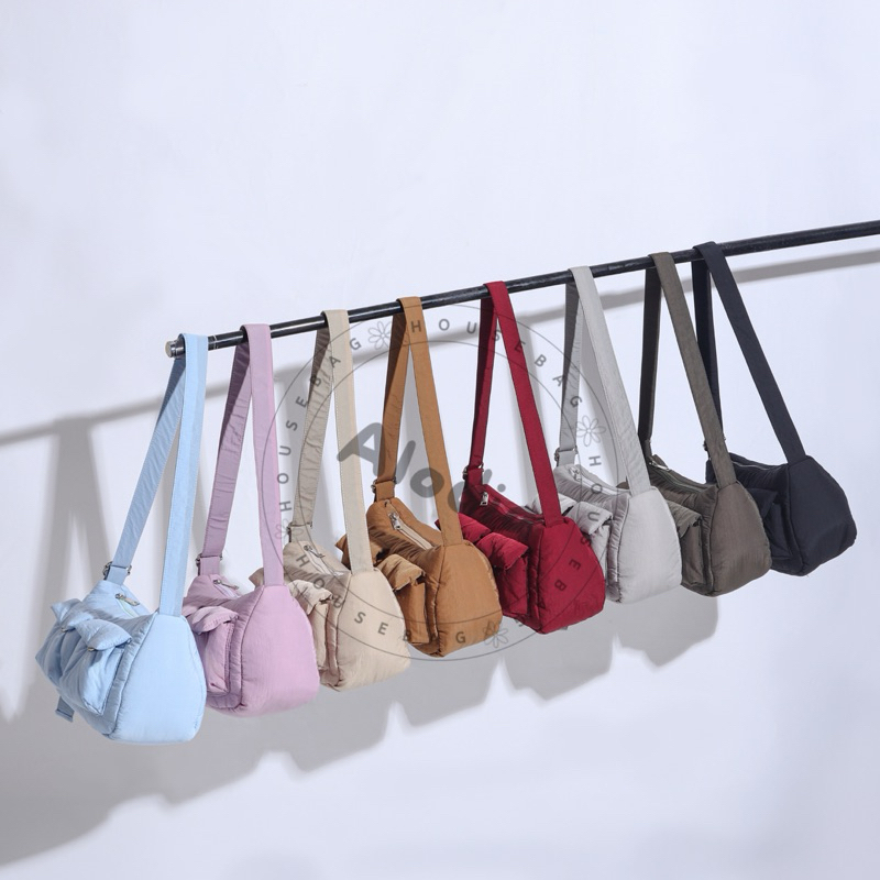 Alodia - Nylon Sling Bag - Nylon Sling Bag - กระเป๋าทนน้ํา