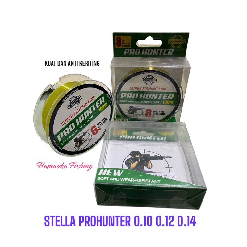 Stella Pro Hunter Anti-Curl Strong String 0.10 0.12 0.14
