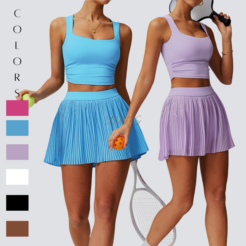 ADELAIDE SET - LOUVES - SET TANK TOP SKORT TENNIS GOLF PADEL SET