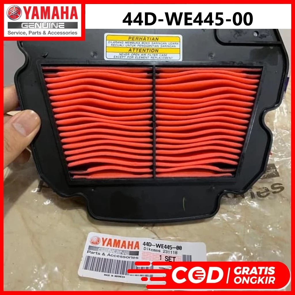 AIR FILTER AIR FILTER 44D AIR FILTER YAMAHA XEON OLD CARBON 44D-WE445-00