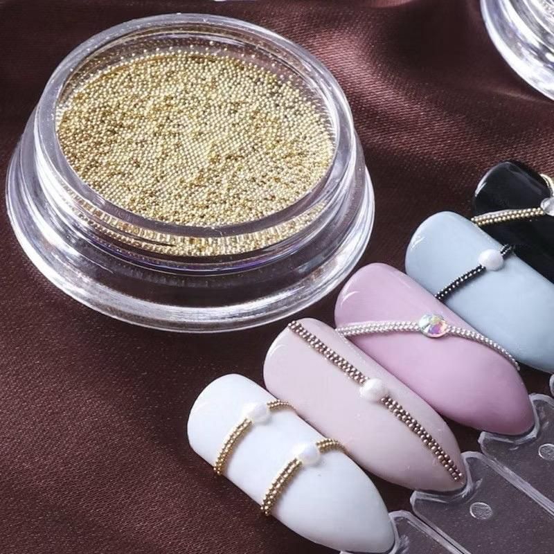 CAVIAR BEDS CAVIAR BEAD 1MM 1.5MM 2MM GOLD SILVER