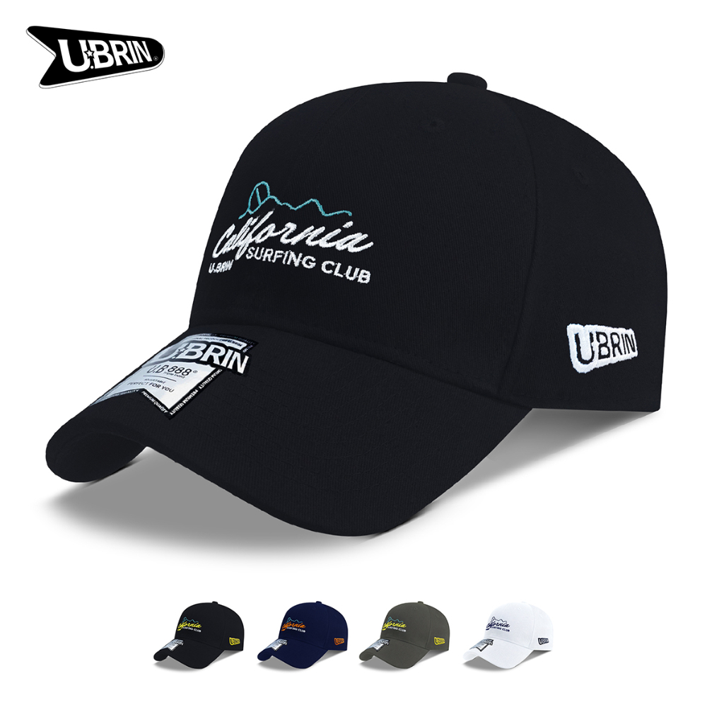 U.BRIN Topi Baseball UB8021 Original CALIFORNIA SURFING CLUB Retro Hat UBRIN Distro Fashion Dewasa