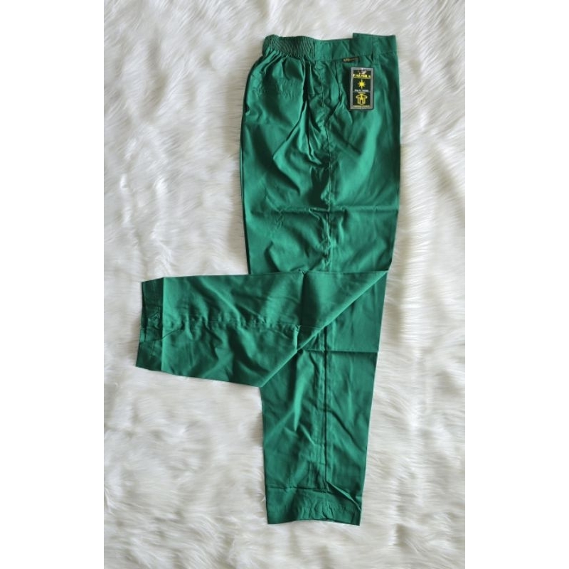 HIJAU KARMILA BRAND GREEN SCHOOL PANTS / MI LONG PANTS