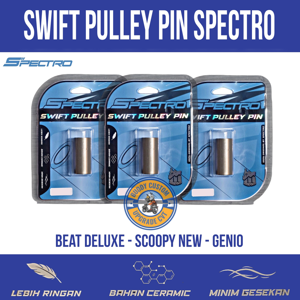 Pin Pulley Ceramic Swift Spectro Beat Deluxe Scoopy New Genio - Bushing Pulley Ceramic Spectro Racin