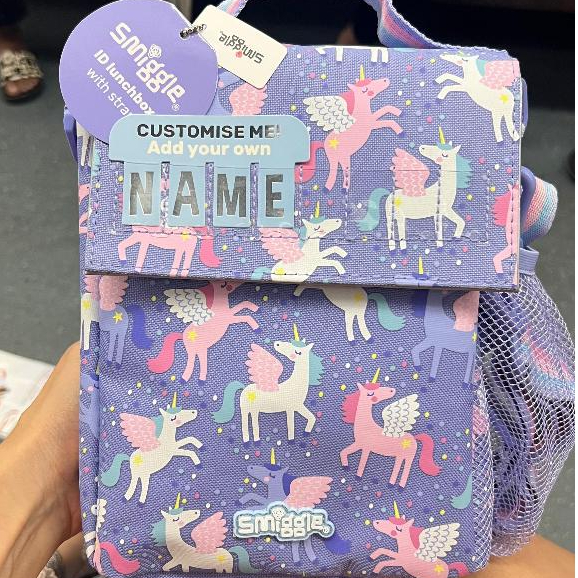Smiggle ID Lunch Box Bag สําหรับเด็กนักเรียน อุปกรณ์อาหาร