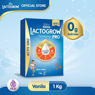 Nestle LACTOGROW PRO 3+ dengan ACTiVGRO Susu Vanila Box - 1000g [3 tahun keatas] lactogrow lactogrow pro