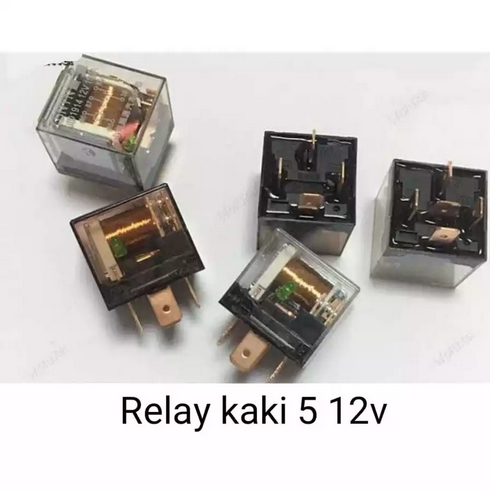 (AUTO IMP) 12 VOLT 24 VOLT HORN LIGHT RELAY 4 LEGS 5 LEGS