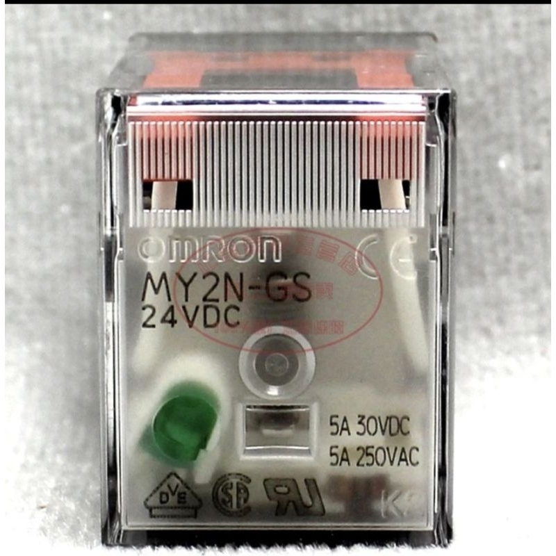 OMRON MY2N-GS 24VDC RELAY ORIGINAL OMRON MY2N 24V DC RELAY