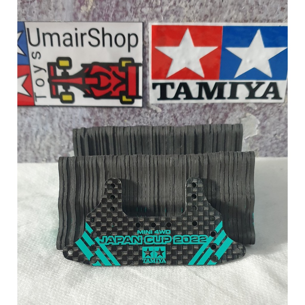Rep Tamiya 95155 / Tamiya HG Carbon ด้านหลังเบรค Stay J-Cup 2022 / 1.5mm