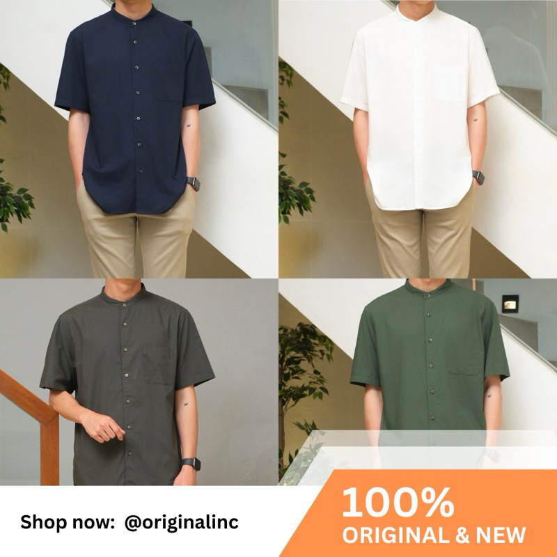 UNQ เสื้อเชิ้ต SS คอปกผ้าฝ้าย Modal UNQ-SS-10