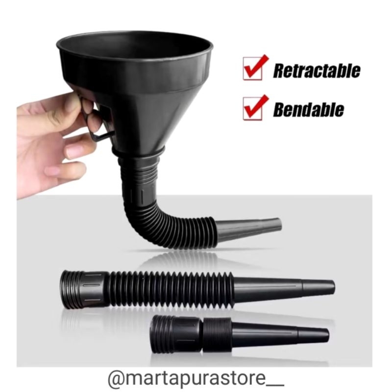 FLEXIBLE GASTOLINE FUNNEL / FUNNEL ยืดหยุ่น