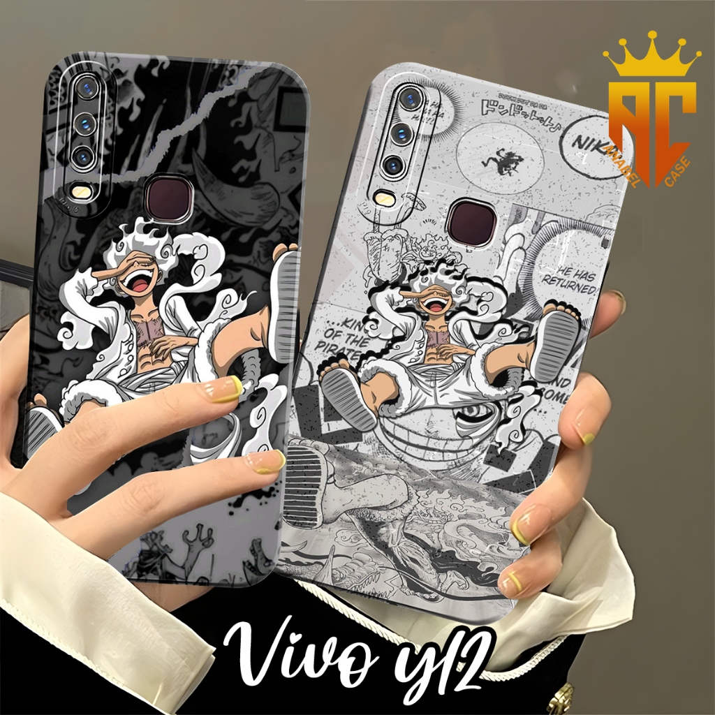SOFTCASE VIVO Y12 Y12I Y15 Y17 Y19 Y30 Y30I Y50 Fashion Case Motif One Piece Gear 5 - เคส Vivo - เคส