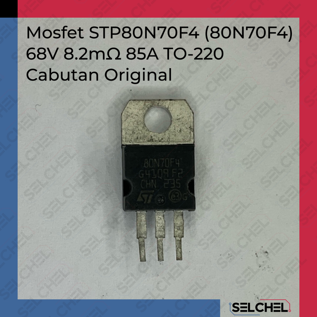Mosfet STP80N70F4 80N70F4 Original 68V 8.2mohm 85A TO-220 คุณภาพสูง