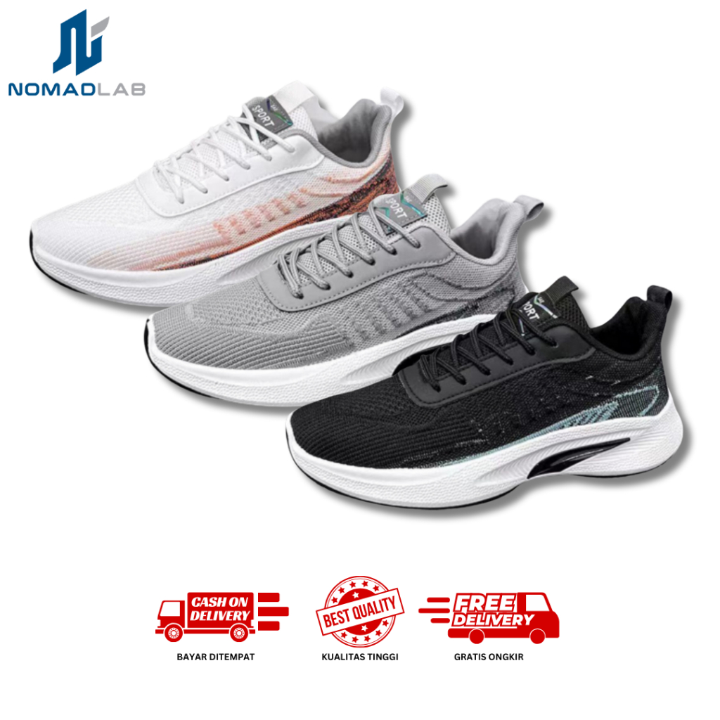 Nomadlab S32 Dive นําเข้ารองเท้าผ้าใบลําลอง S32 แฟชั่น Cool ถักวิ่งจ๊อกกิ้ง