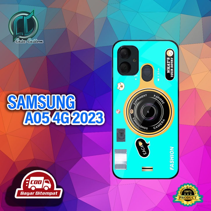 SAMSUNG A05 4G 2023 Case สามารถใช้สําหรับโทรศัพท์ทุกประเภท ยัง [CAMERA Motif] _เคสเงาล่าสุด _เคสแบบก