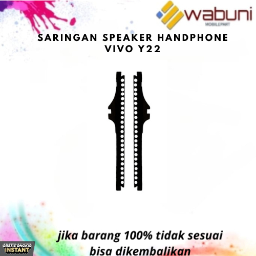 Wabunimobilepart ฟิลเตอร์ลําโพงโทรศัพท์มือถือ Vivo Y22
