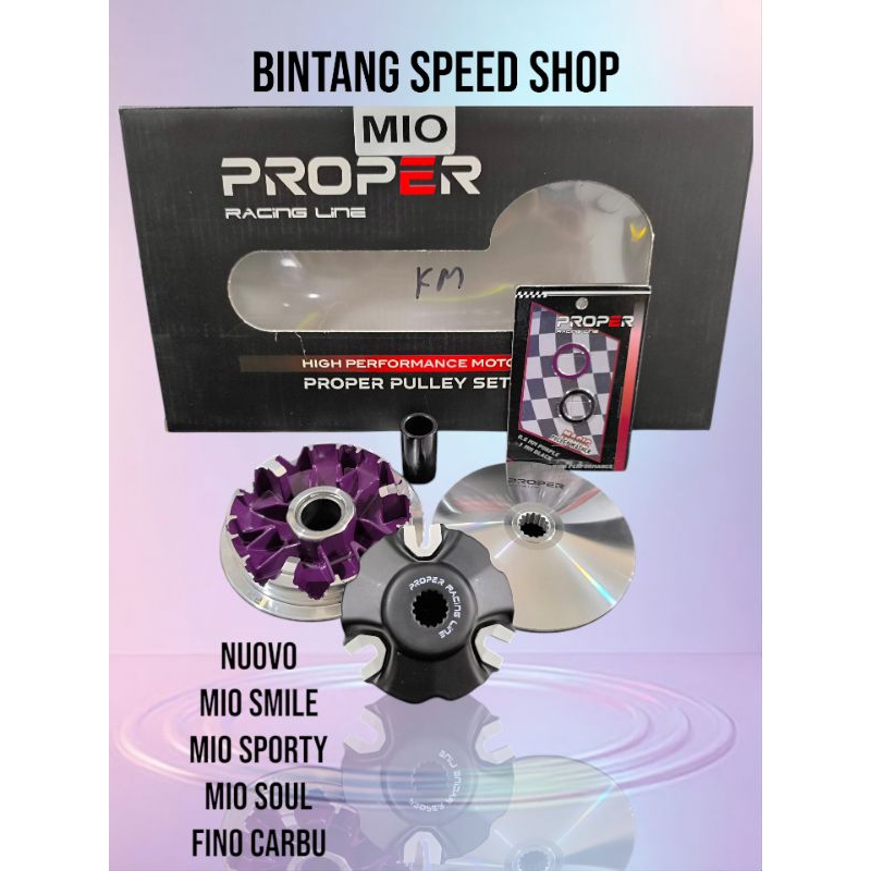 PULLEY SET ROLLER HOUSING PLUS PULLEY RING สําหรับ MIO CARBON / NUOVO / FINO CARBON / MIO SMILE / MI