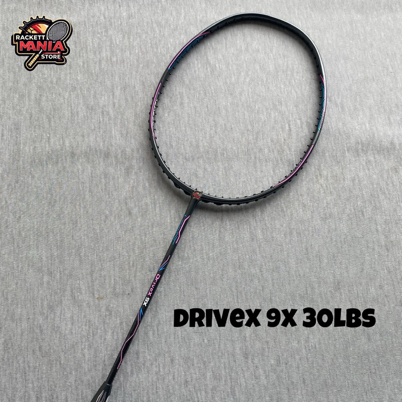 ไม้แบดมินตัน drivex 9x 30lbs ใหม่ล่าสุด