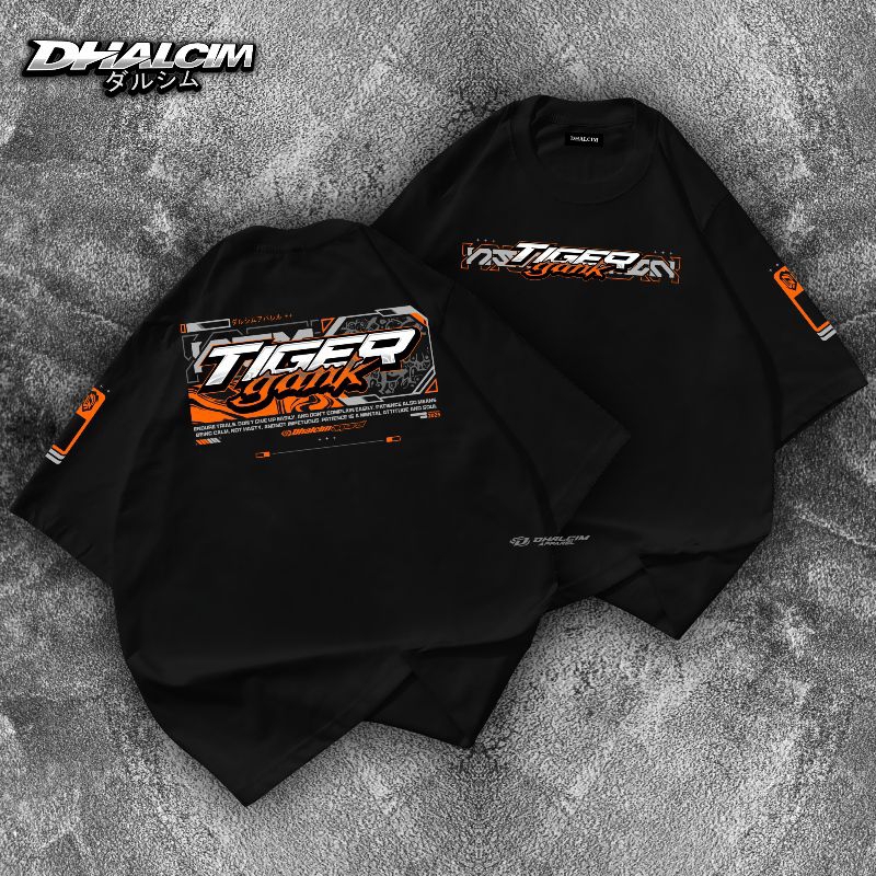 เสื้อยืด TIGER GANK DISTRO FUL COTTON 24S, เสื้อยืด TIGER GANK RACING, เสื้อยืด TIGER RACING, เสื้อย