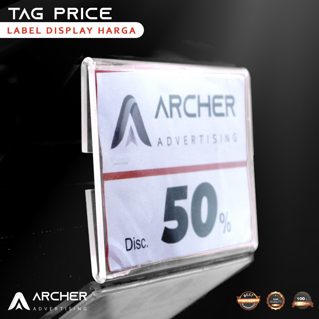 อะคริลิค PRICE Tag DISPLAY LABEL Tag