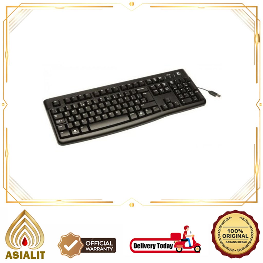 Logitech USB K120 Black Original Keyboard K 120 Cable