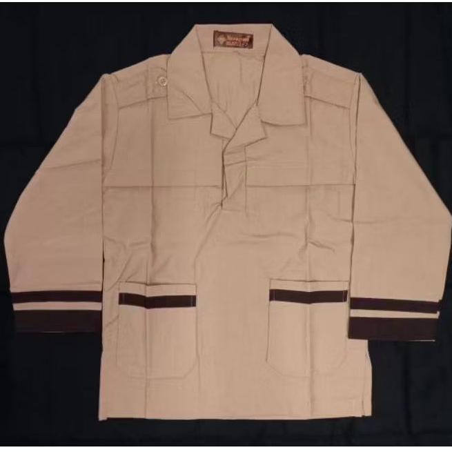 KEMEJA LONG ALERT SCOUT CLOTHES/SHIRT SD SMP HIGH SCHOOL ขนาด 6-17/SALERT SCOUT CHOCOLATE LIS