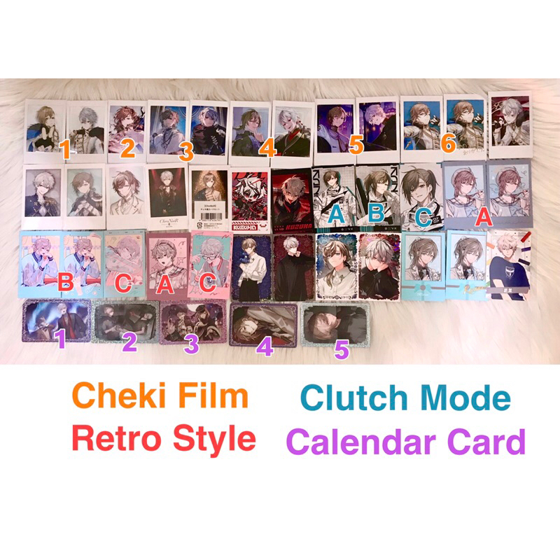 ChroNoiR Kanae Kuzuha NIJISANJI JP EN Snapshot กรอบฟิล์มการ์ด Posca Bromide